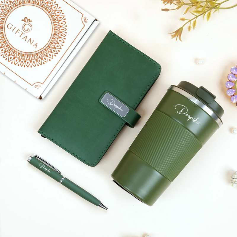 3 in 1 set tumbler pen stand pen box