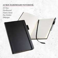 A5 with strap notebook