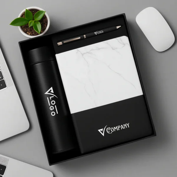 Marble-Inspired Executive Corporate Gift Set for Employee, Client