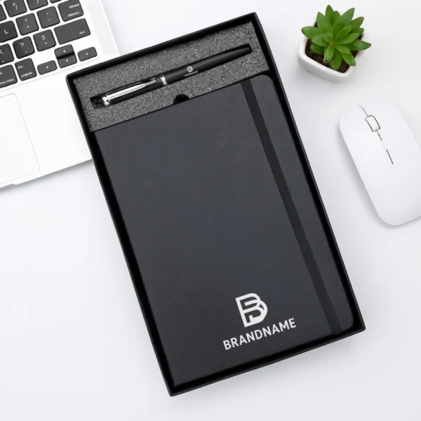 Personalized Diary With Ball Pen Corporate Gift, Welcome Kit